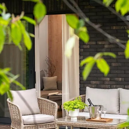 Luxury Dolce - 2 Kambariai - Terasa Prie Misko - 650 M Iki Juros