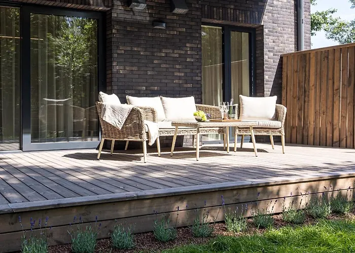 Luxury Dolce - 2 Kambariai - Terasa Prie Misko - 650 M Iki Juros