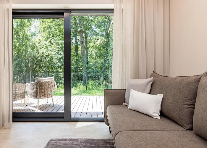 Luxury Dolce - 2 Kambariai - Terasa Prie Misko - 650 M Iki Juros